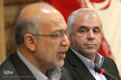  سعید اوحدی، رییس سازمان حج و زیارت و سردار انصاری، قائم مقام سازمان بنیاد شهید و امور ایثارگران کشور