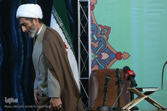 حجت‌الاسلام والمسلمین صادقی، معاون فرهنمسابقات قرآن قوه قضائیه گی قوه قضائیه