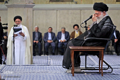 دیدار خانواده‌های شهدای منا با رهبر معظم انقلاب