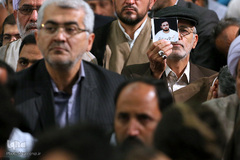 دیدار خانواده‌های شهدای منا با رهبر معظم انقلاب