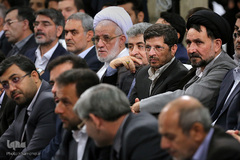 دیدار خانواده‌های شهدای منا با رهبر معظم انقلاب