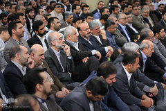 دیدار خانواده‌های شهدای منا با رهبر معظم انقلاب