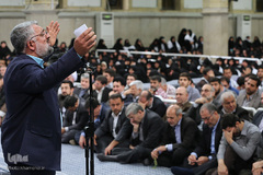 دیدار خانواده‌های شهدای منا با رهبر معظم انقلاب