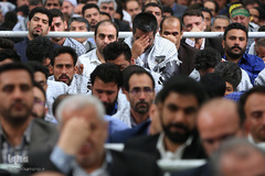 دیدار خانواده‌های شهدای منا با رهبر معظم انقلاب