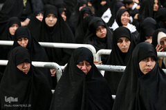 دیدار خانواده‌های شهدای منا با رهبر معظم انقلاب