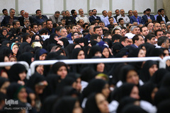 دیدار خانواده‌های شهدای منا با رهبر معظم انقلاب