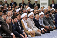 دیدار خانواده‌های شهدای منا با رهبر معظم انقلاب