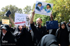 راهپیمایی نمازگزاران درمحکومیت جنایات آل‌سعود