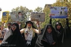 راهپیمایی نمازگزاران درمحکومیت جنایات آل‌سعود