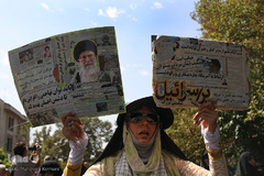 راهپیمایی نمازگزاران درمحکومیت جنایات آل‌سعود