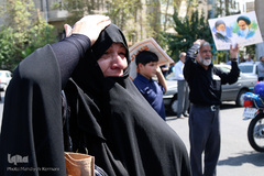 راهپیمایی نمازگزاران درمحکومیت جنایات آل‌سعود