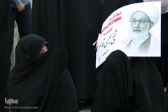 راهپیمایی نمازگزاران درمحکومیت جنایات آل‌سعود