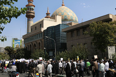 راهپیمایی نمازگزاران درمحکومیت جنایات آل‌سعود