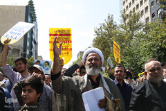 راهپیمایی نمازگزاران درمحکومیت جنایات آل‌سعود