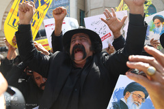 راهپیمایی نمازگزاران درمحکومیت جنایات آل‌سعود