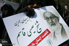 راهپیمایی نمازگزاران درمحکومیت جنایات آل‌سعود