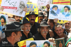 راهپیمایی نمازگزاران درمحکومیت جنایات آل‌سعود