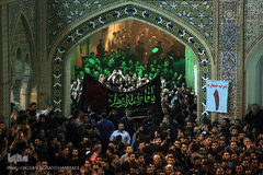 آخرین شب مراسم عزاداری مسلمیه در حرم حضرت‌عبدالعظیم(ع)