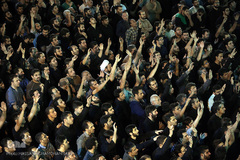 آخرین شب مراسم عزاداری مسلمیه در حرم حضرت‌عبدالعظیم(ع)