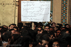 آخرین شب مراسم عزاداری مسلمیه در حرم حضرت‌عبدالعظیم(ع)