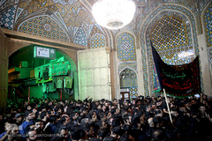 آخرین شب مراسم عزاداری مسلمیه در حرم حضرت‌عبدالعظیم(ع)