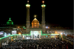 آخرین شب مراسم عزاداری مسلمیه در حرم حضرت‌عبدالعظیم(ع)