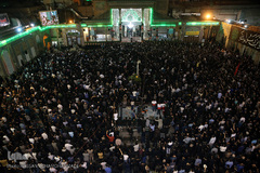 آخرین شب مراسم عزاداری مسلمیه در حرم حضرت‌عبدالعظیم(ع)