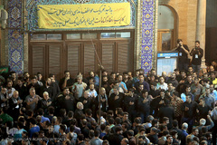 آخرین شب مراسم عزاداری مسلمیه در حرم حضرت‌عبدالعظیم(ع)