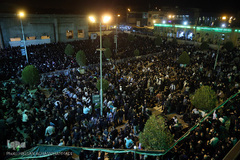 آخرین شب مراسم عزاداری مسلمیه در حرم حضرت‌عبدالعظیم(ع)