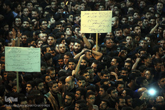 آخرین شب مراسم عزاداری مسلمیه در حرم حضرت‌عبدالعظیم(ع)