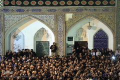 آخرین شب مراسم عزاداری مسلمیه در حرم حضرت‌عبدالعظیم(ع)