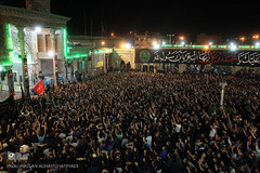 آخرین شب مراسم عزاداری مسلمیه در حرم حضرت‌عبدالعظیم(ع)