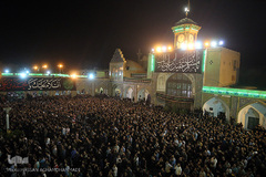 آخرین شب مراسم عزاداری مسلمیه در حرم حضرت‌عبدالعظیم(ع)