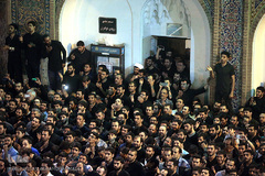 آخرین شب مراسم عزاداری مسلمیه در حرم حضرت‌عبدالعظیم(ع)