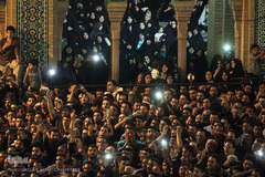 آخرین شب مراسم عزاداری مسلمیه در حرم حضرت‌عبدالعظیم(ع)