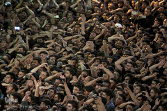 آخرین شب مراسم عزاداری مسلمیه در حرم حضرت‌عبدالعظیم(ع)