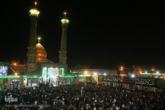 آخرین شب مراسم عزاداری مسلمیه در حرم حضرت‌عبدالعظیم(ع)