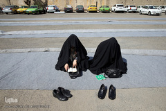 دعای عرفه در حسینیه صنف لباس فروشان تهران