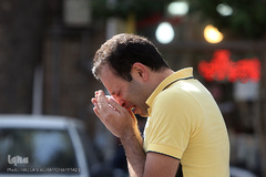 دعای عرفه در حسینیه صنف لباس فروشان تهران