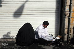 دعای عرفه در حسینیه صنف لباس فروشان تهران