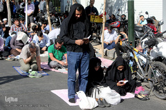 دعای عرفه در حسینیه صنف لباس فروشان تهران