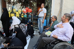 دعای عرفه در حسینیه صنف لباس فروشان تهران