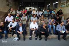 دعای عرفه در حسینیه صنف لباس فروشان تهران