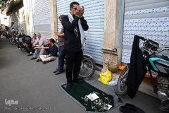 دعای عرفه در حسینیه صنف لباس فروشان تهران