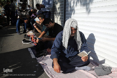 دعای عرفه در حسینیه صنف لباس فروشان تهران