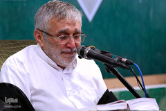 دعای عرفه در حسینیه صنف لباس فروشان تهران