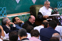 دعای عرفه در حسینیه صنف لباس فروشان تهران