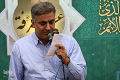 دعای عرفه در حسینیه صنف لباس فروشان تهران