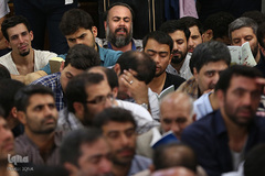 دعای عرفه در حسینیه صنف لباس فروشان تهران