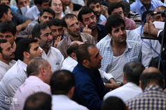 دعای عرفه در حسینیه صنف لباس فروشان تهران